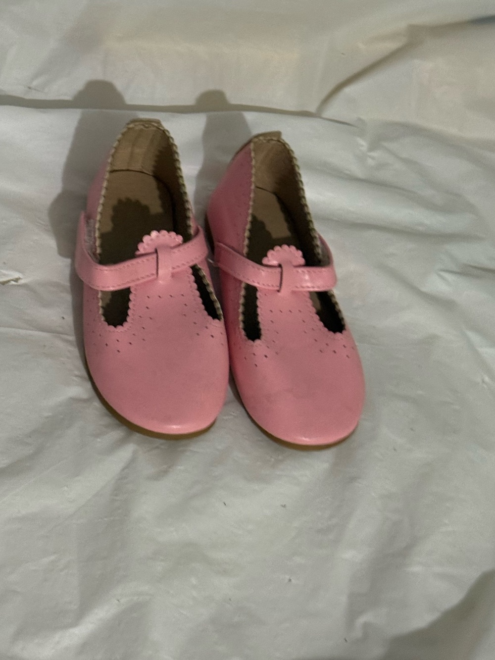 pink leather toddler Mary Jane girls shoes size 9c